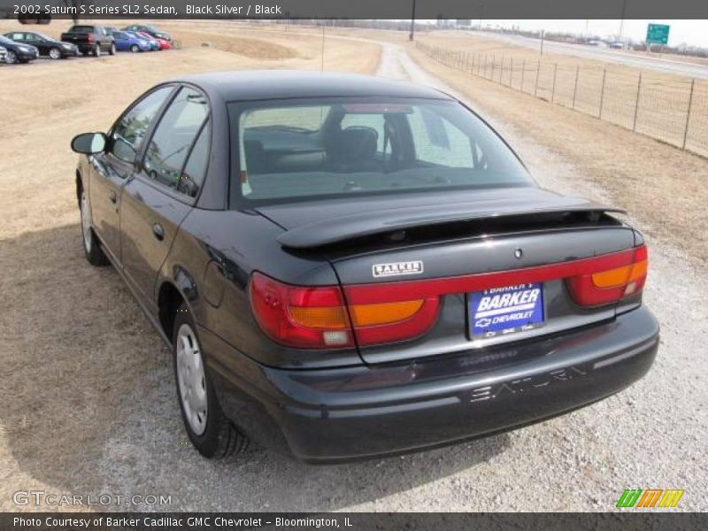 Black Silver / Black 2002 Saturn S Series SL2 Sedan