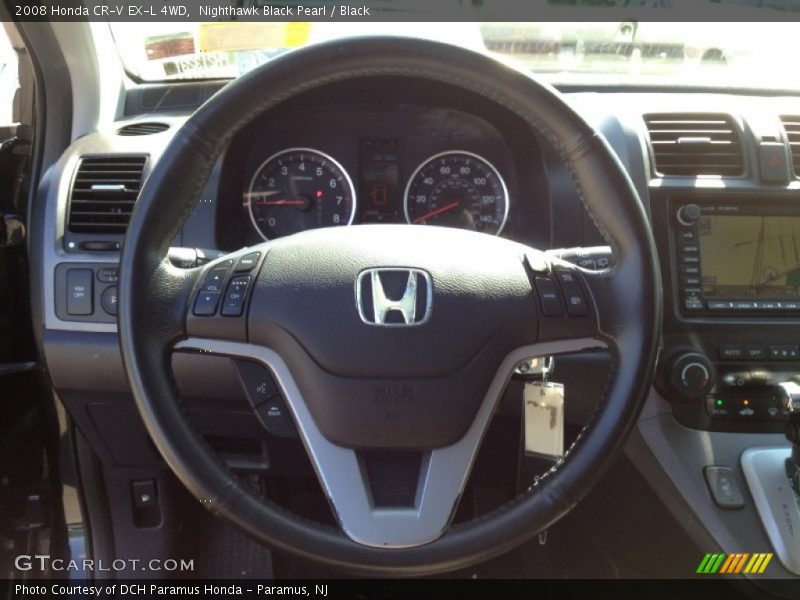 Nighthawk Black Pearl / Black 2008 Honda CR-V EX-L 4WD
