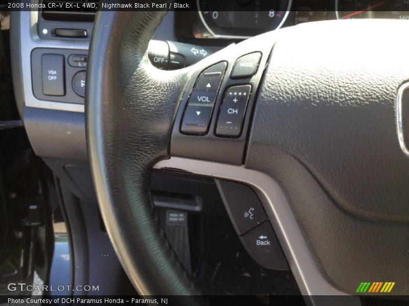 Nighthawk Black Pearl / Black 2008 Honda CR-V EX-L 4WD