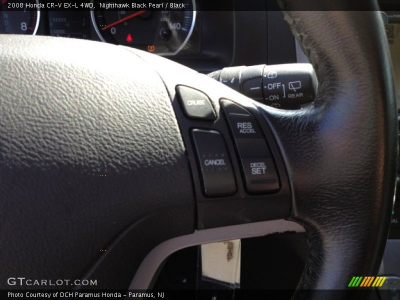 Nighthawk Black Pearl / Black 2008 Honda CR-V EX-L 4WD