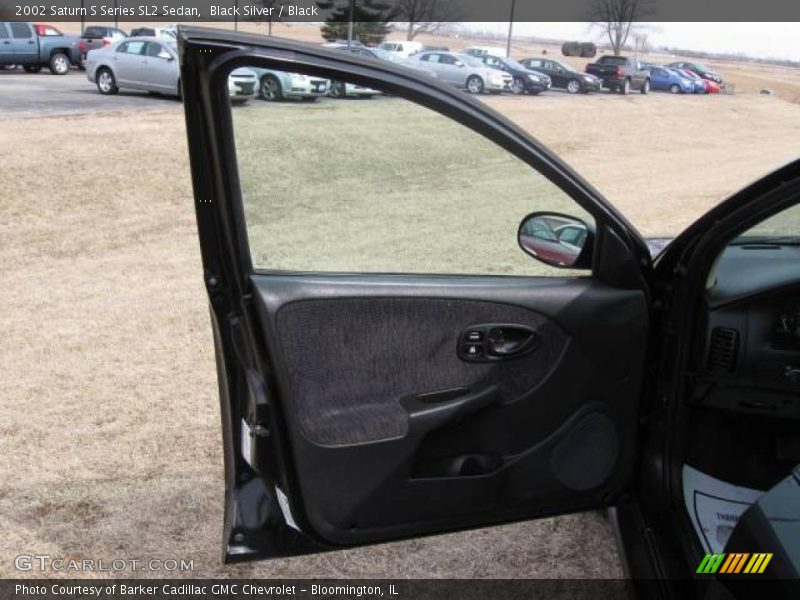 Black Silver / Black 2002 Saturn S Series SL2 Sedan