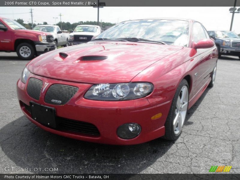 Spice Red Metallic / Black 2006 Pontiac GTO Coupe