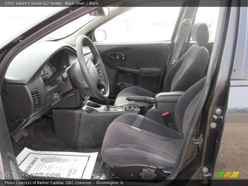 Black Silver / Black 2002 Saturn S Series SL2 Sedan
