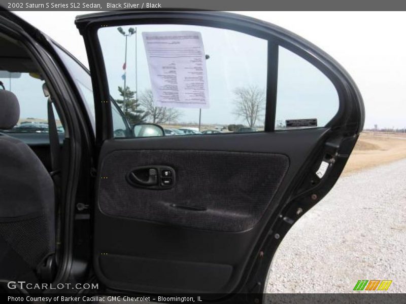 Black Silver / Black 2002 Saturn S Series SL2 Sedan