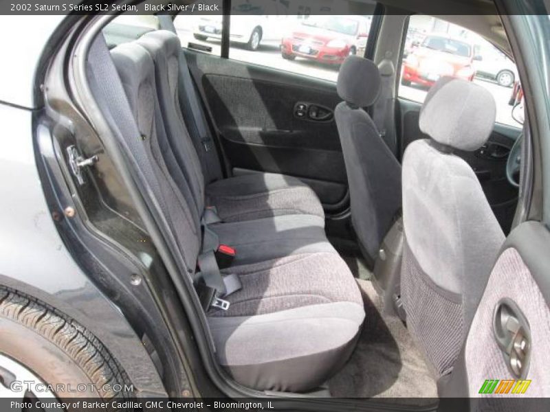 Black Silver / Black 2002 Saturn S Series SL2 Sedan