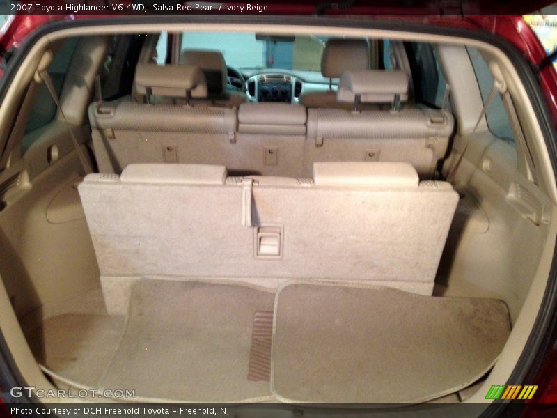 Salsa Red Pearl / Ivory Beige 2007 Toyota Highlander V6 4WD