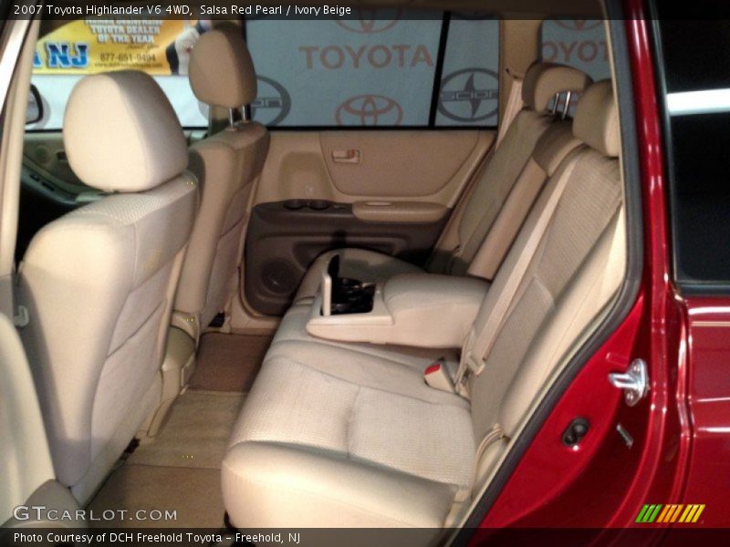 Salsa Red Pearl / Ivory Beige 2007 Toyota Highlander V6 4WD