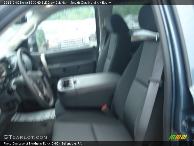 Stealth Gray Metallic / Ebony 2012 GMC Sierra 3500HD SLE Crew Cab 4x4
