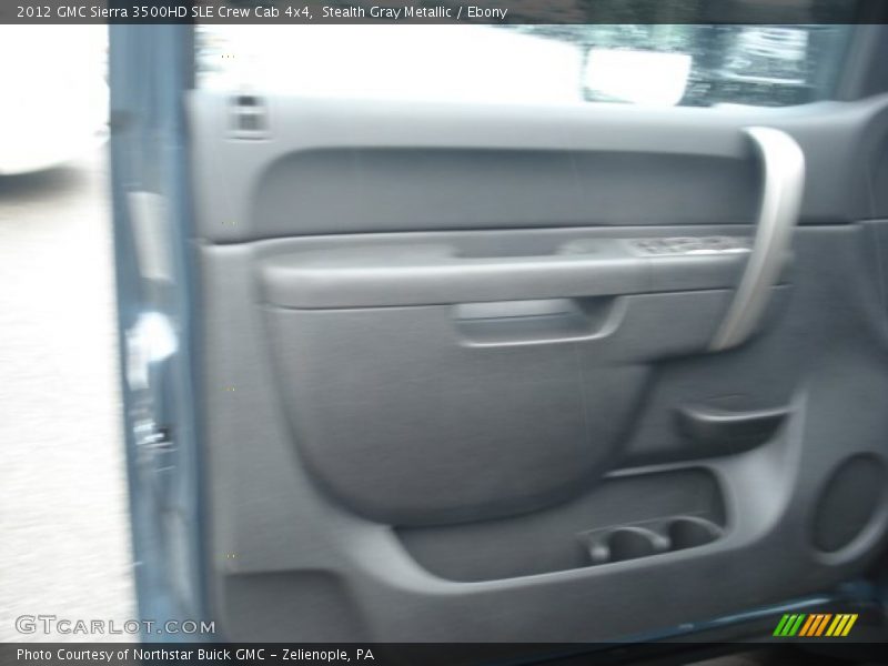 Stealth Gray Metallic / Ebony 2012 GMC Sierra 3500HD SLE Crew Cab 4x4