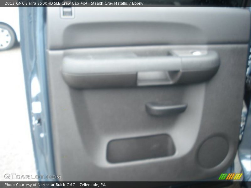 Stealth Gray Metallic / Ebony 2012 GMC Sierra 3500HD SLE Crew Cab 4x4