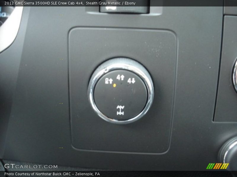 Stealth Gray Metallic / Ebony 2012 GMC Sierra 3500HD SLE Crew Cab 4x4