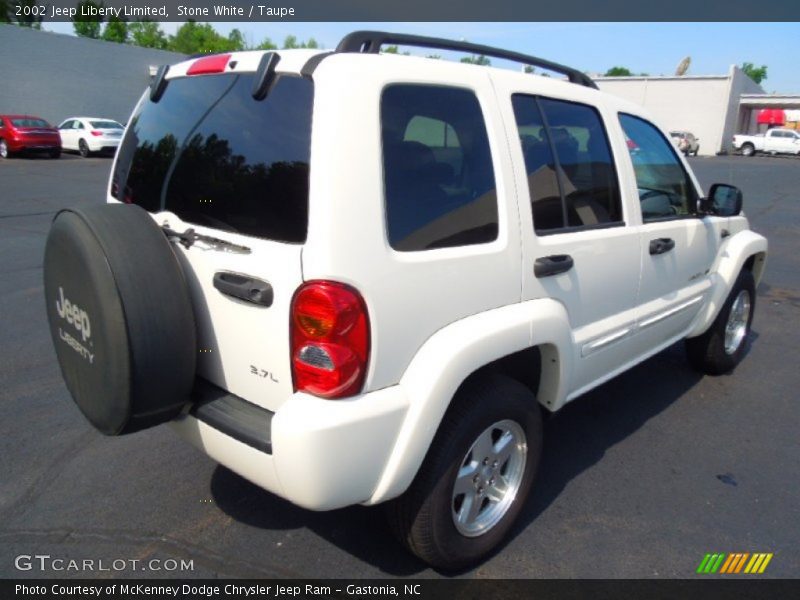 Stone White / Taupe 2002 Jeep Liberty Limited