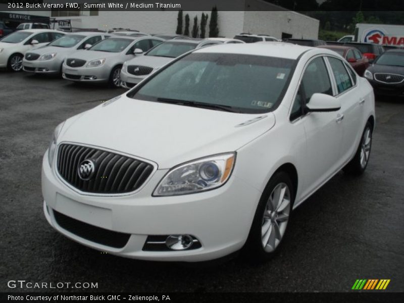 Summit White / Medium Titanium 2012 Buick Verano FWD