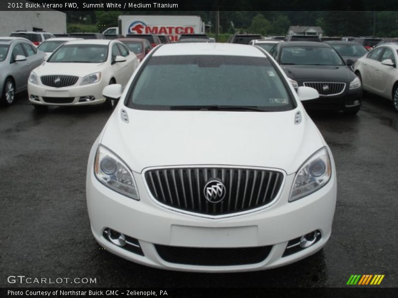 Summit White / Medium Titanium 2012 Buick Verano FWD