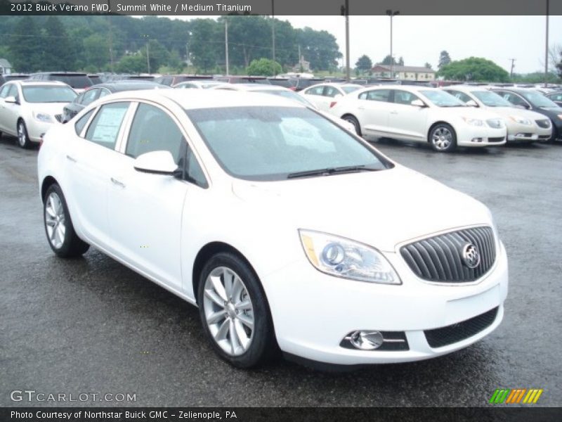 Summit White / Medium Titanium 2012 Buick Verano FWD