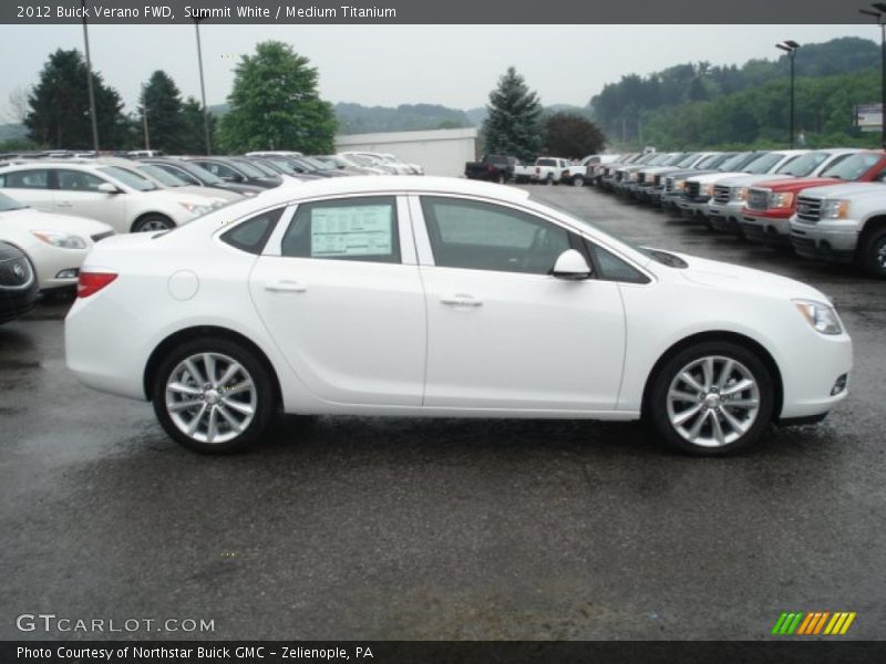 Summit White / Medium Titanium 2012 Buick Verano FWD