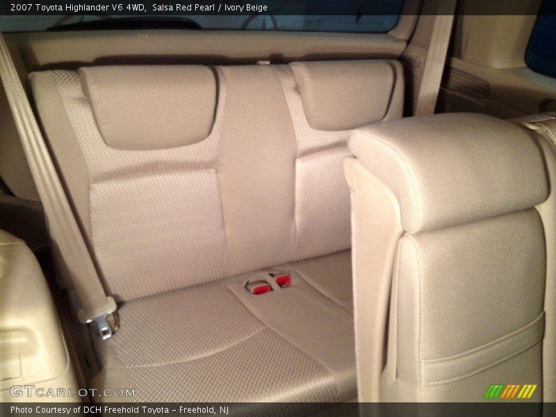 Salsa Red Pearl / Ivory Beige 2007 Toyota Highlander V6 4WD