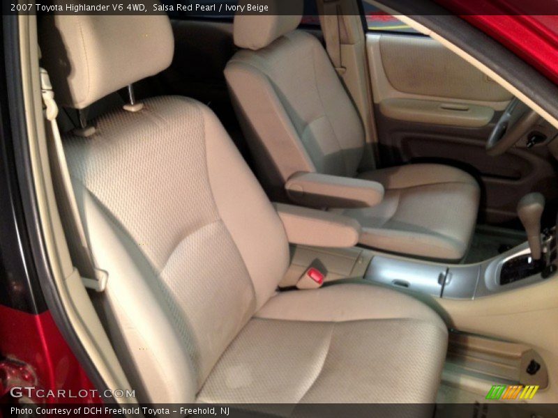 Salsa Red Pearl / Ivory Beige 2007 Toyota Highlander V6 4WD