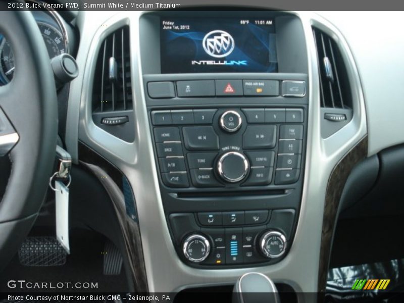 Summit White / Medium Titanium 2012 Buick Verano FWD