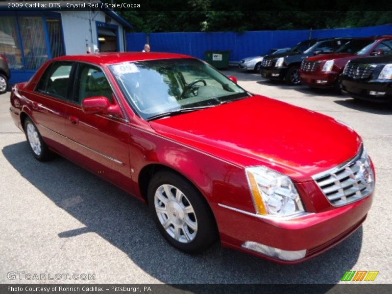Crystal Red / Shale/Cocoa 2009 Cadillac DTS