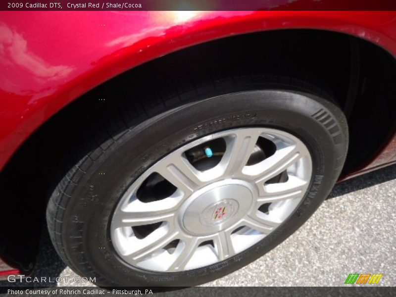 Crystal Red / Shale/Cocoa 2009 Cadillac DTS