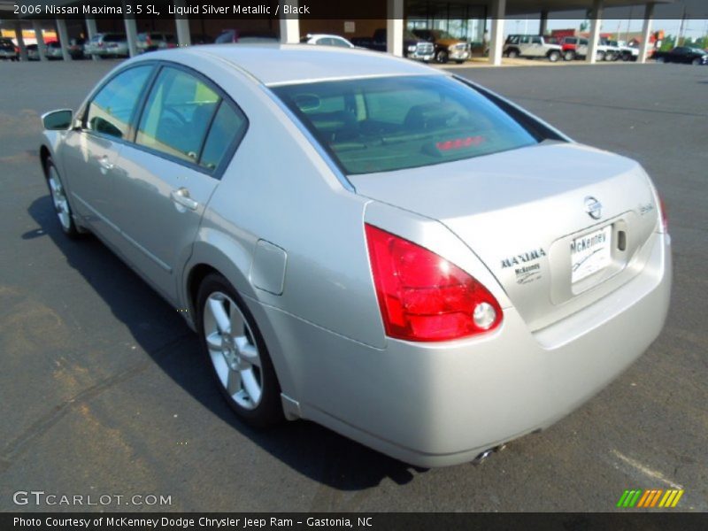 Liquid Silver Metallic / Black 2006 Nissan Maxima 3.5 SL