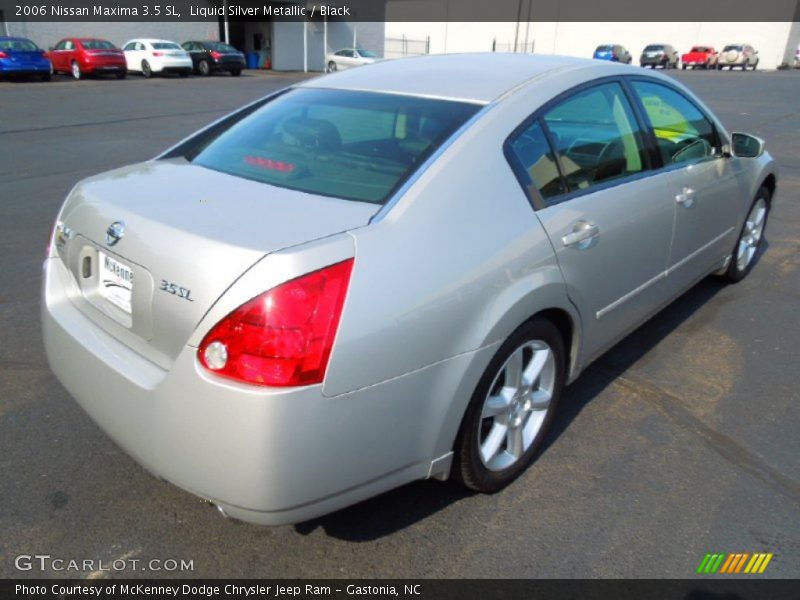 Liquid Silver Metallic / Black 2006 Nissan Maxima 3.5 SL