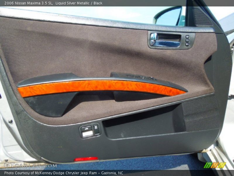 Liquid Silver Metallic / Black 2006 Nissan Maxima 3.5 SL