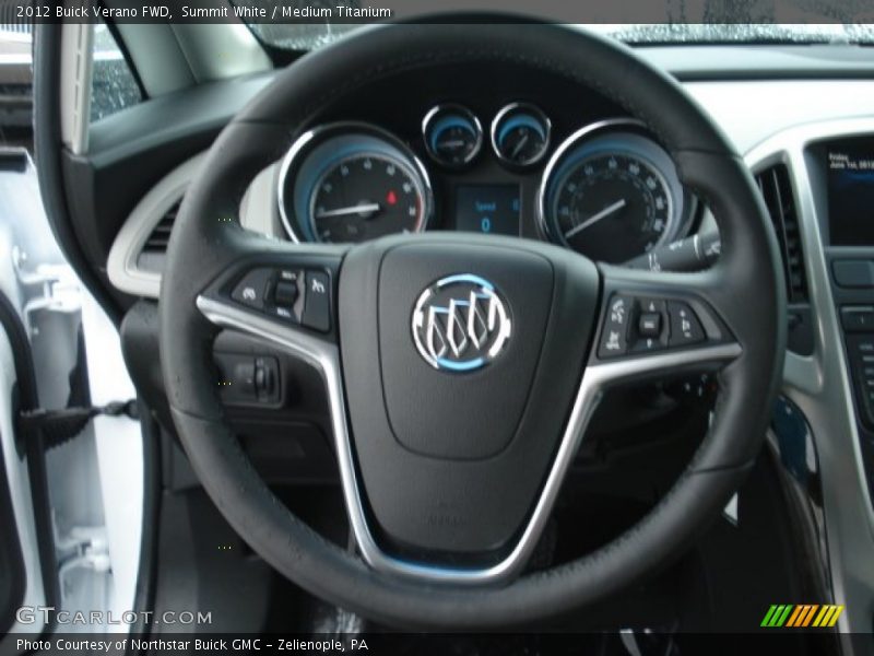 Summit White / Medium Titanium 2012 Buick Verano FWD