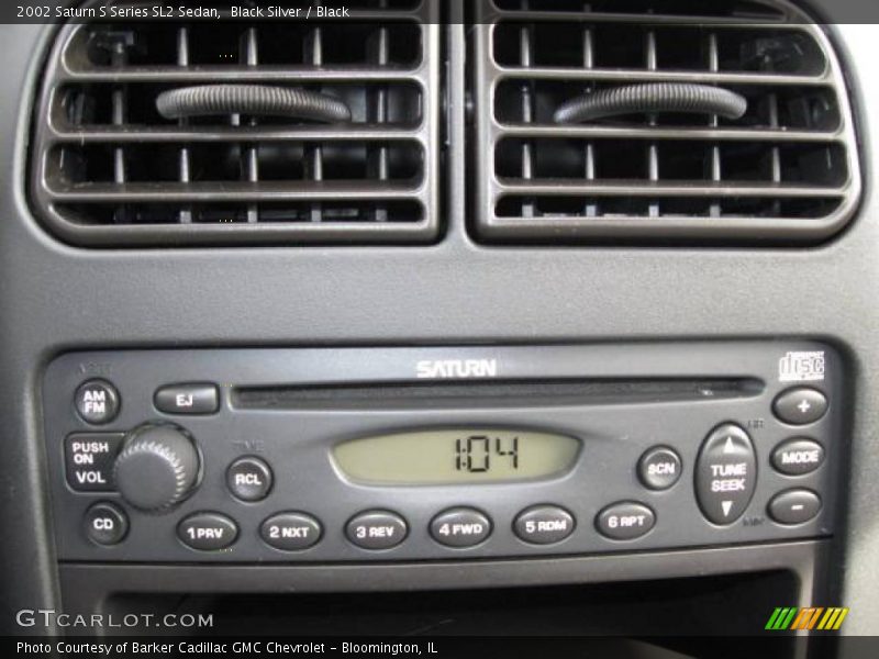 Black Silver / Black 2002 Saturn S Series SL2 Sedan