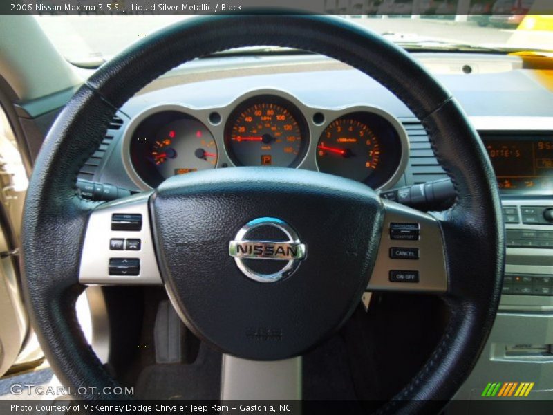 Liquid Silver Metallic / Black 2006 Nissan Maxima 3.5 SL