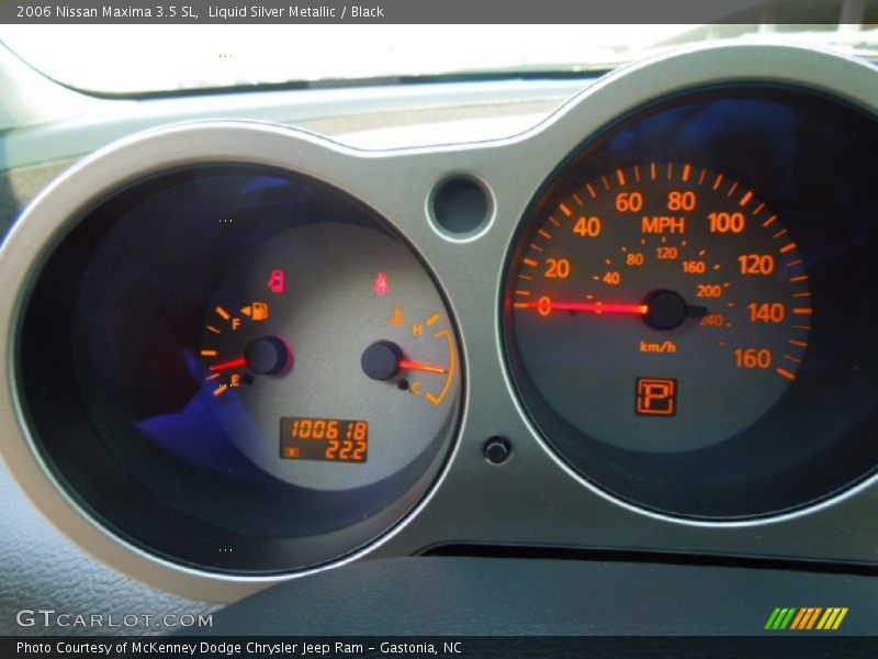 Liquid Silver Metallic / Black 2006 Nissan Maxima 3.5 SL