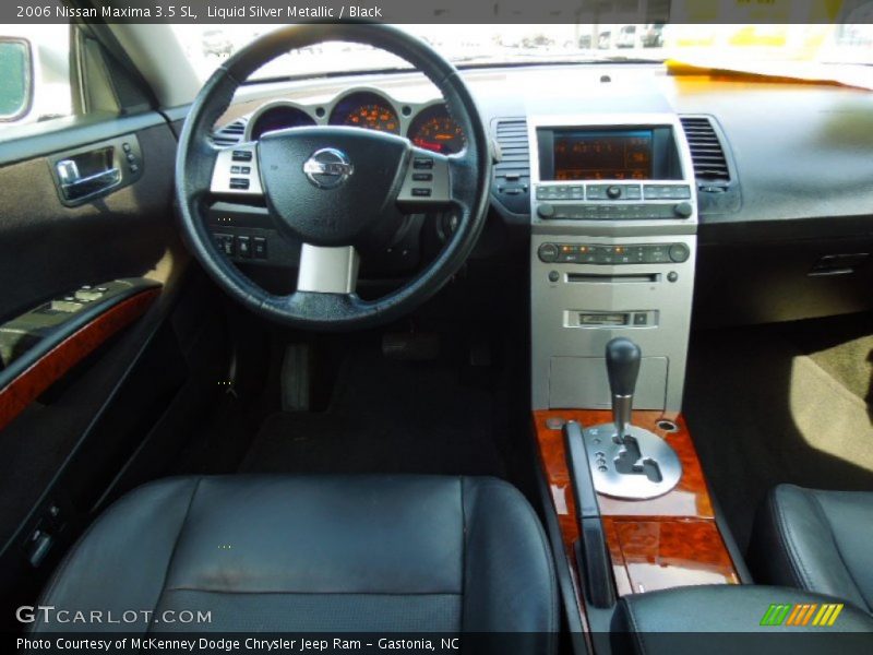 Liquid Silver Metallic / Black 2006 Nissan Maxima 3.5 SL