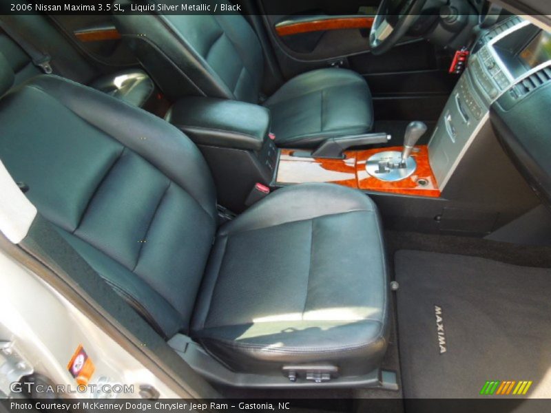 Liquid Silver Metallic / Black 2006 Nissan Maxima 3.5 SL