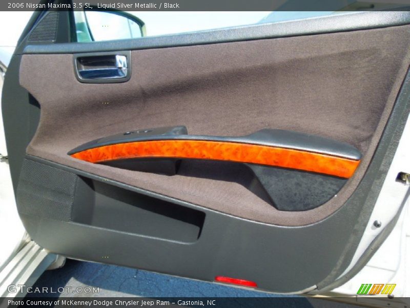 Liquid Silver Metallic / Black 2006 Nissan Maxima 3.5 SL