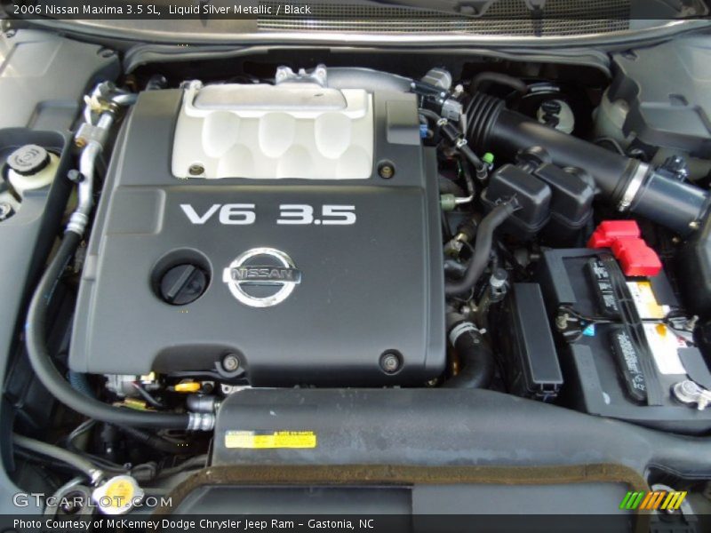 Liquid Silver Metallic / Black 2006 Nissan Maxima 3.5 SL