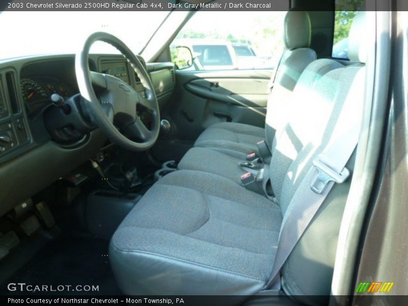 Dark Gray Metallic / Dark Charcoal 2003 Chevrolet Silverado 2500HD Regular Cab 4x4