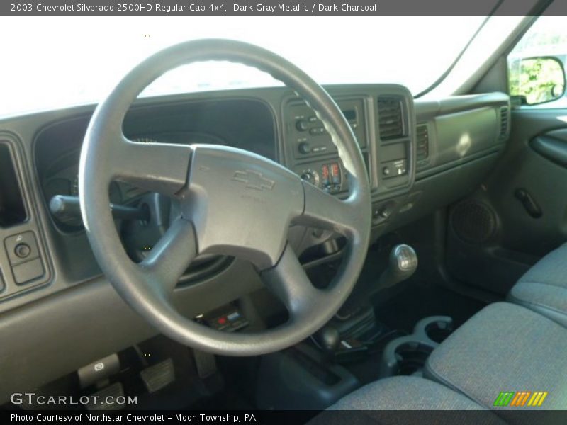Dark Gray Metallic / Dark Charcoal 2003 Chevrolet Silverado 2500HD Regular Cab 4x4