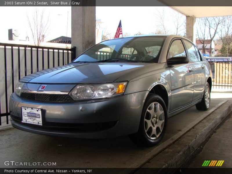 Silver Blue / Gray 2003 Saturn ION 2 Sedan