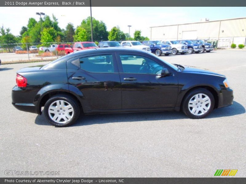 Black / Black 2011 Dodge Avenger Express