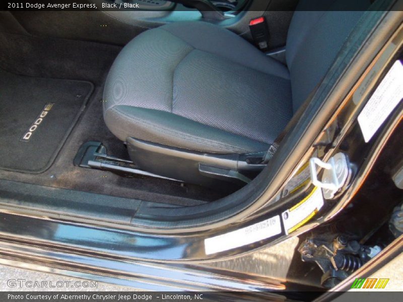 Black / Black 2011 Dodge Avenger Express