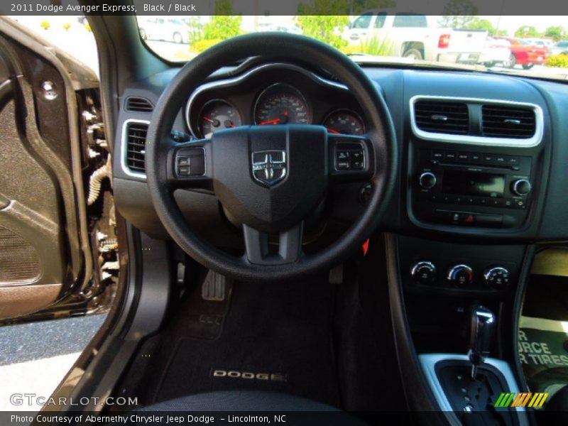 Black / Black 2011 Dodge Avenger Express