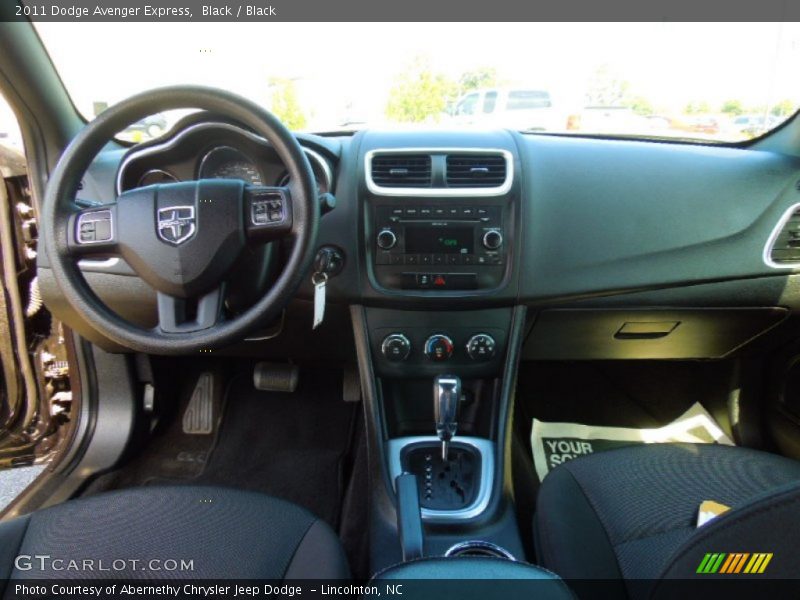 Black / Black 2011 Dodge Avenger Express