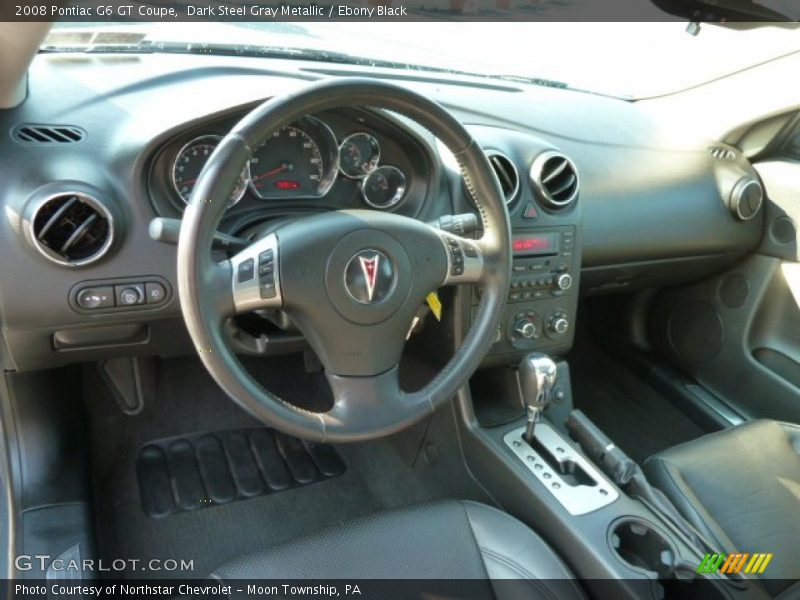 Dark Steel Gray Metallic / Ebony Black 2008 Pontiac G6 GT Coupe