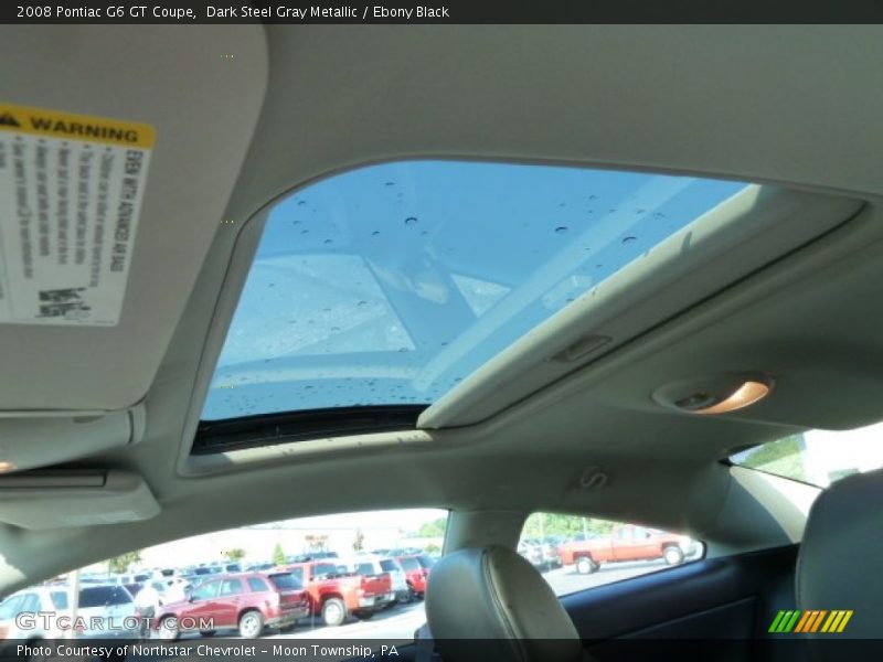 Dark Steel Gray Metallic / Ebony Black 2008 Pontiac G6 GT Coupe