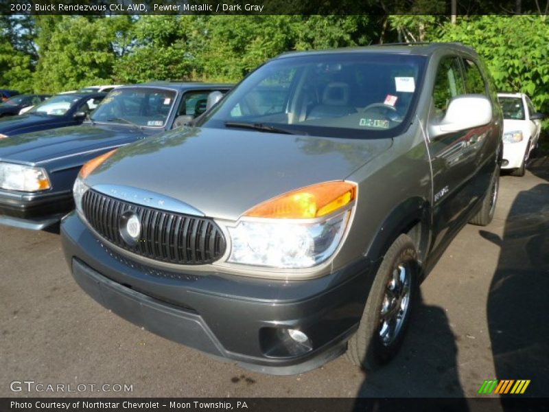Pewter Metallic / Dark Gray 2002 Buick Rendezvous CXL AWD