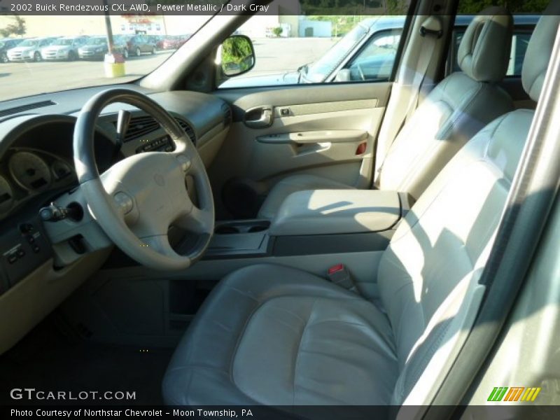 Pewter Metallic / Dark Gray 2002 Buick Rendezvous CXL AWD