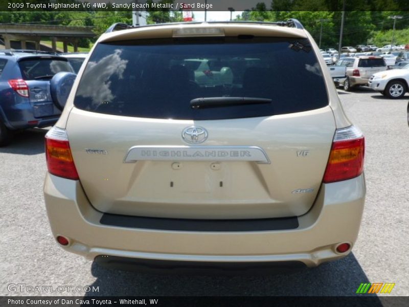 Sandy Beach Metallic / Sand Beige 2009 Toyota Highlander V6 4WD