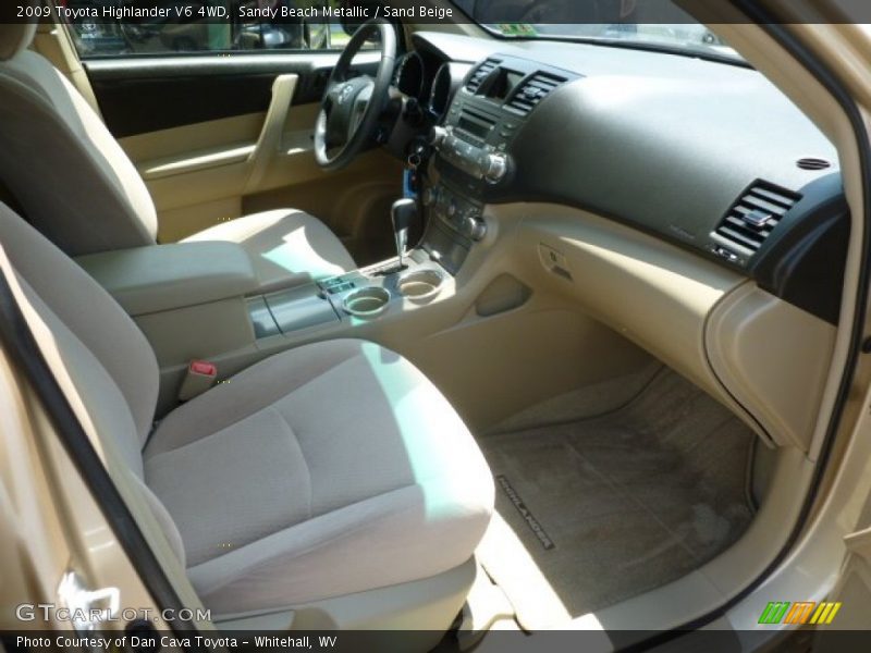Sandy Beach Metallic / Sand Beige 2009 Toyota Highlander V6 4WD