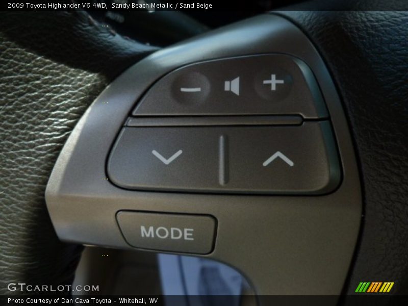 Sandy Beach Metallic / Sand Beige 2009 Toyota Highlander V6 4WD